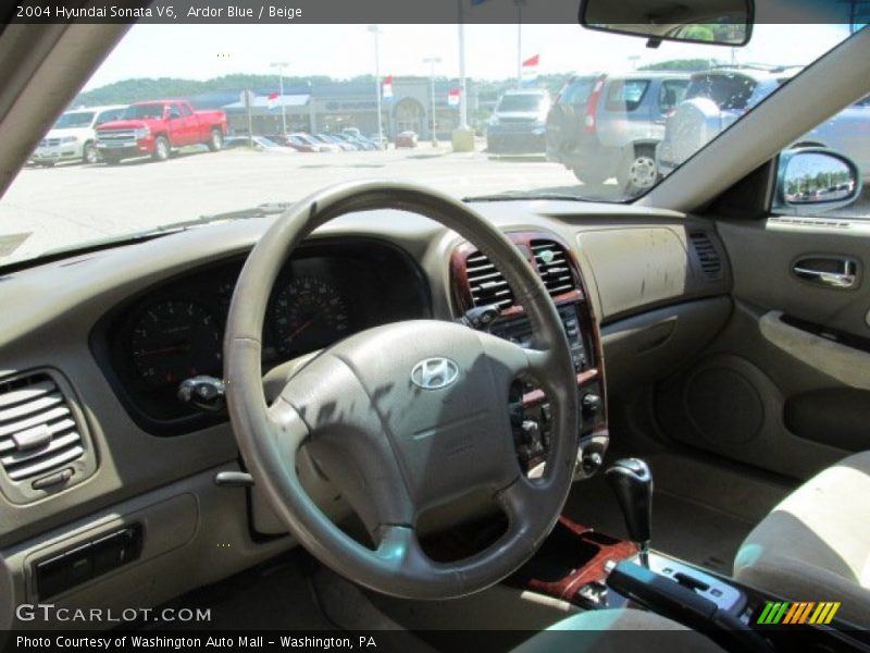 Ardor Blue / Beige 2004 Hyundai Sonata V6
