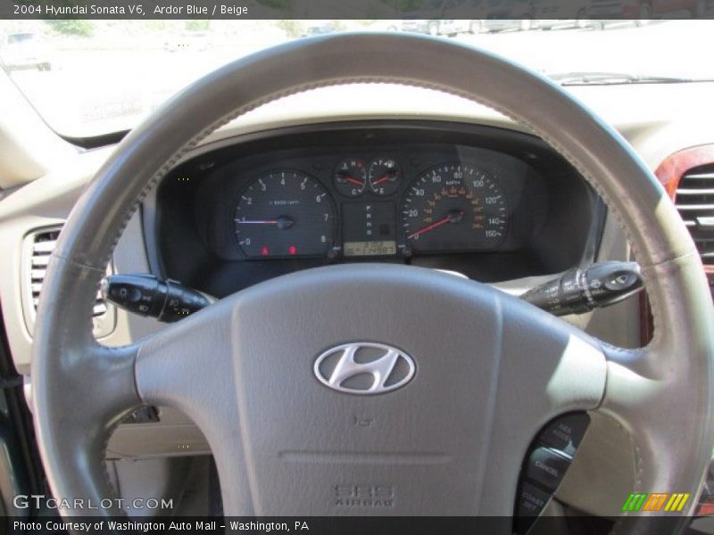 Ardor Blue / Beige 2004 Hyundai Sonata V6