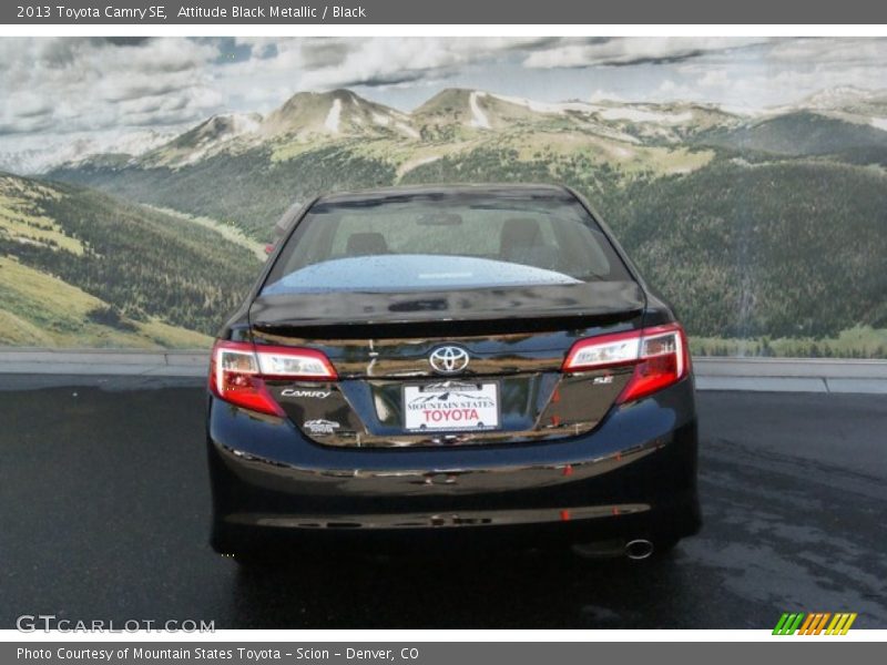 Attitude Black Metallic / Black 2013 Toyota Camry SE