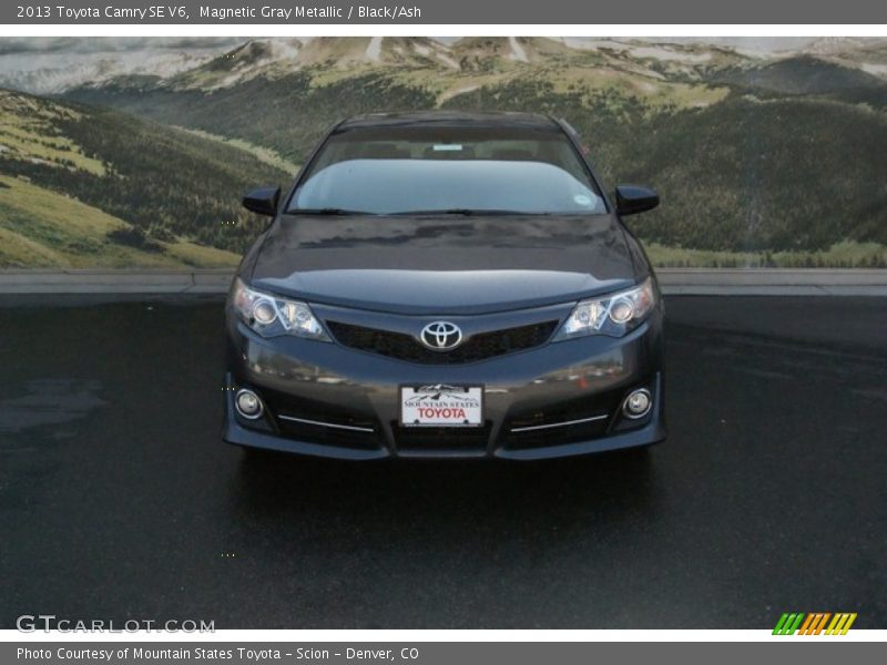 Magnetic Gray Metallic / Black/Ash 2013 Toyota Camry SE V6