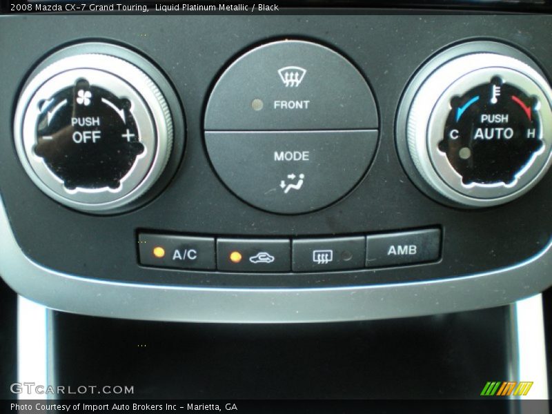 Liquid Platinum Metallic / Black 2008 Mazda CX-7 Grand Touring