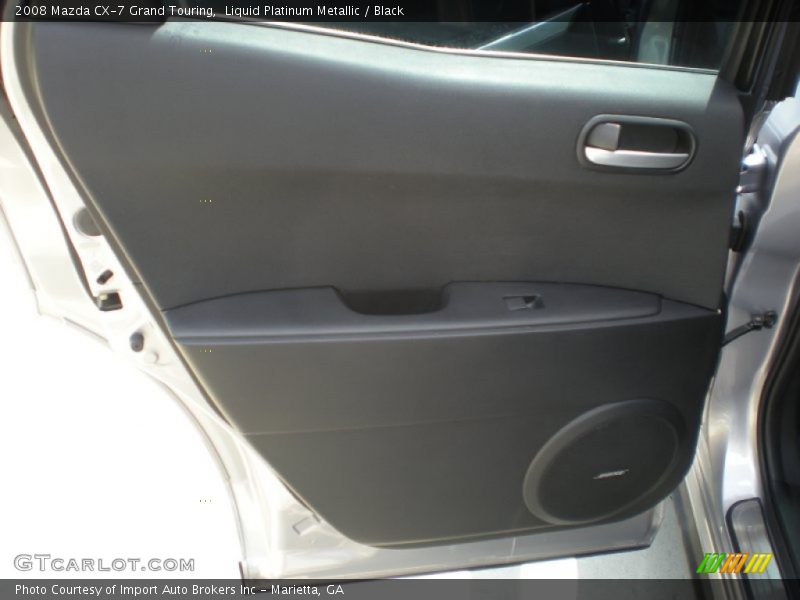 Liquid Platinum Metallic / Black 2008 Mazda CX-7 Grand Touring