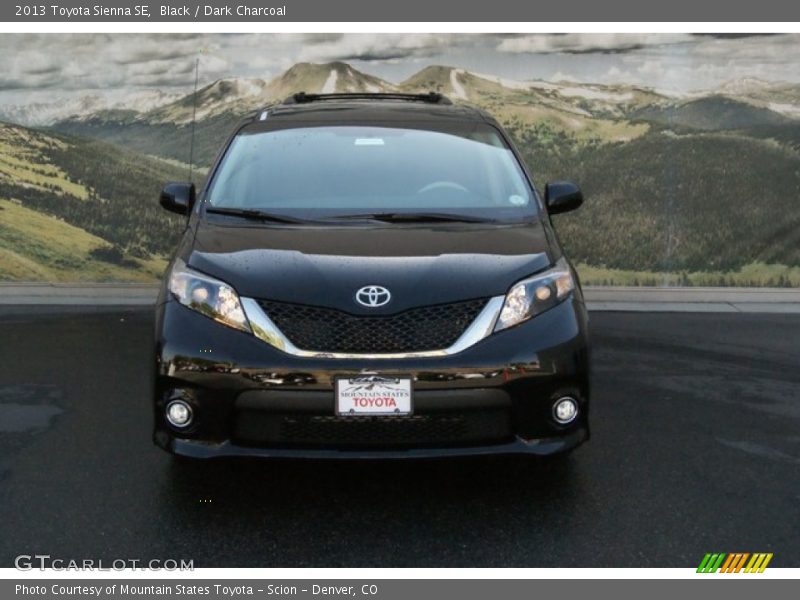 Black / Dark Charcoal 2013 Toyota Sienna SE