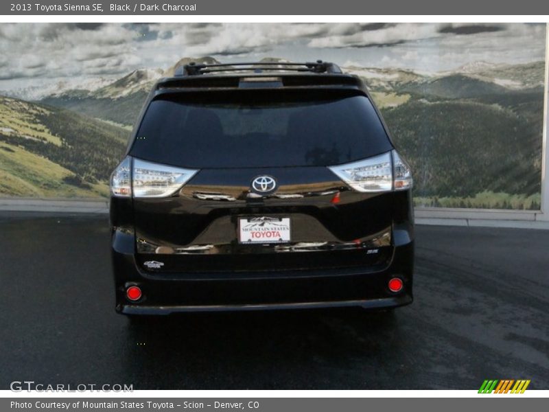 Black / Dark Charcoal 2013 Toyota Sienna SE