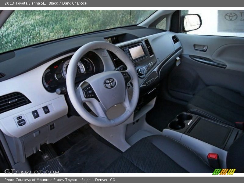 Black / Dark Charcoal 2013 Toyota Sienna SE
