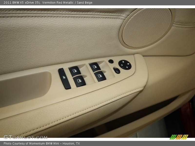 Vermilion Red Metallic / Sand Beige 2011 BMW X5 xDrive 35i