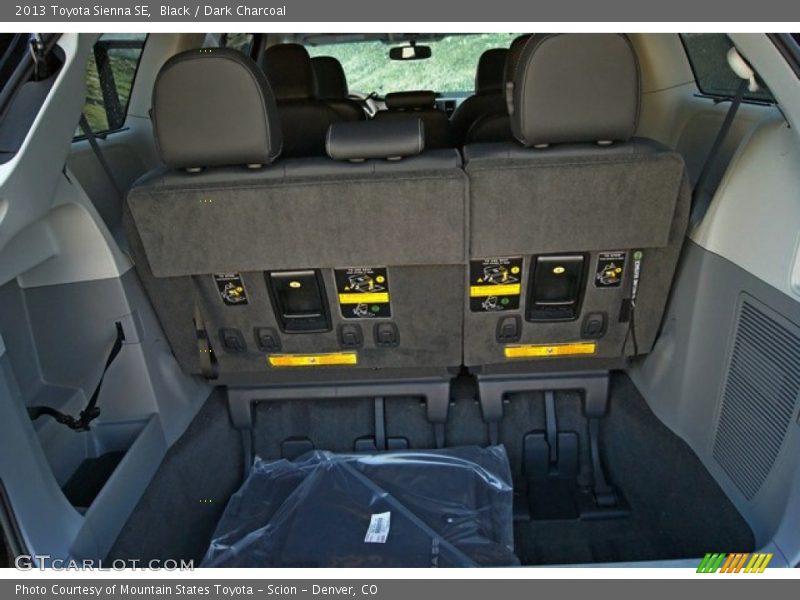 Black / Dark Charcoal 2013 Toyota Sienna SE