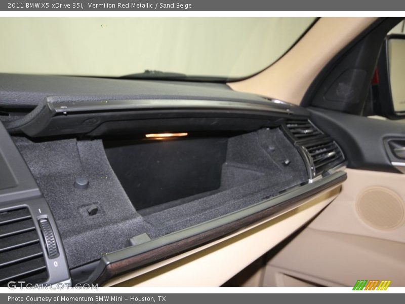 Vermilion Red Metallic / Sand Beige 2011 BMW X5 xDrive 35i
