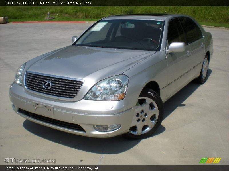 Millenium Silver Metallic / Black 2001 Lexus LS 430