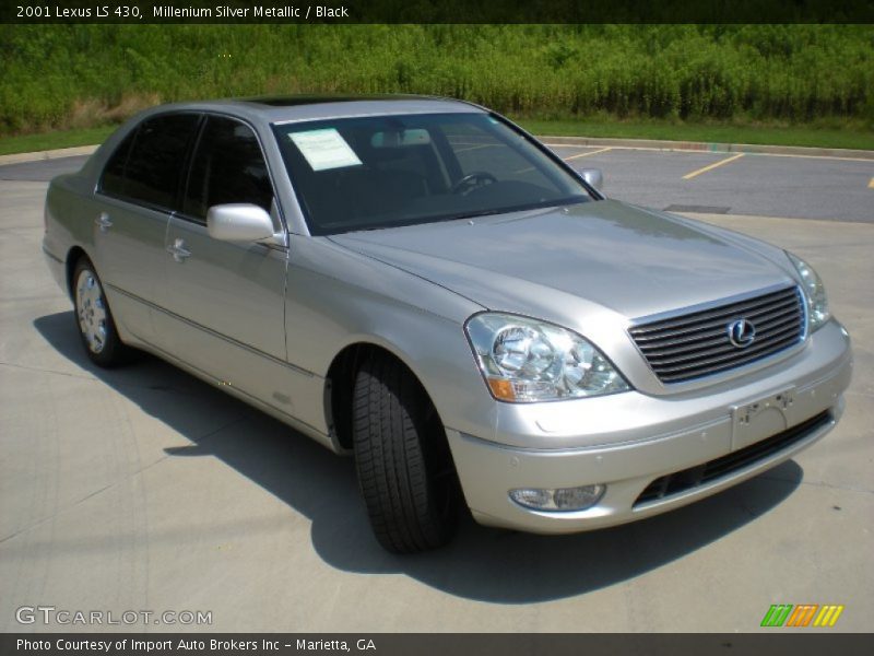 Millenium Silver Metallic / Black 2001 Lexus LS 430