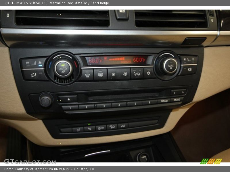Vermilion Red Metallic / Sand Beige 2011 BMW X5 xDrive 35i