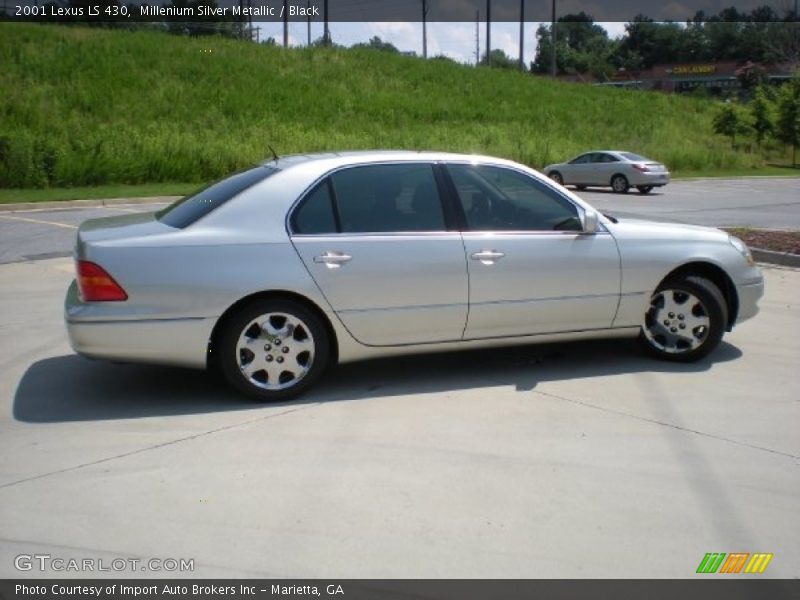 Millenium Silver Metallic / Black 2001 Lexus LS 430
