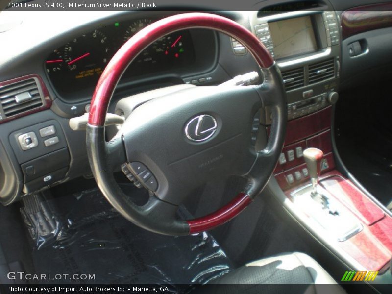 Millenium Silver Metallic / Black 2001 Lexus LS 430