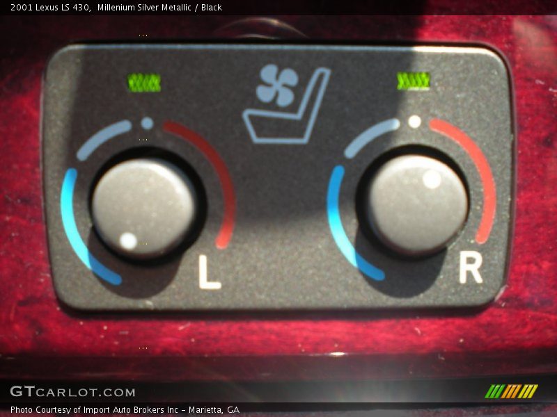 Millenium Silver Metallic / Black 2001 Lexus LS 430