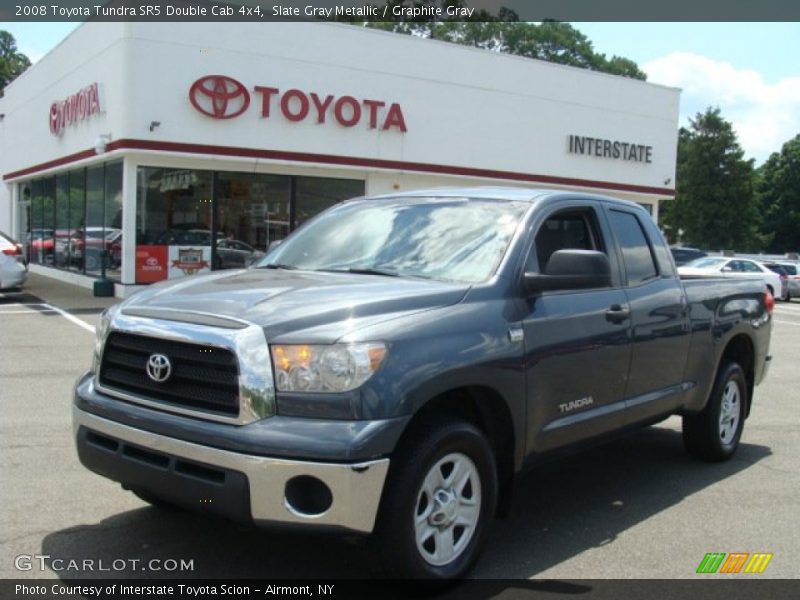 Slate Gray Metallic / Graphite Gray 2008 Toyota Tundra SR5 Double Cab 4x4