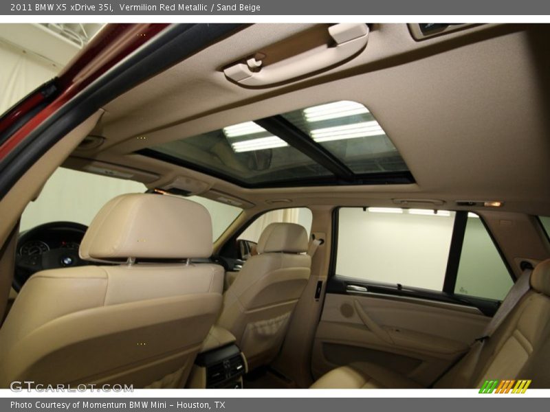 Vermilion Red Metallic / Sand Beige 2011 BMW X5 xDrive 35i