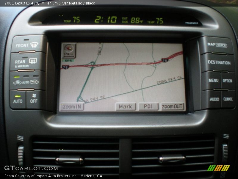 Millenium Silver Metallic / Black 2001 Lexus LS 430