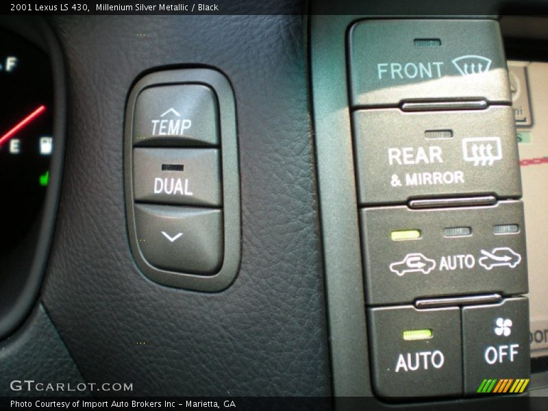 Millenium Silver Metallic / Black 2001 Lexus LS 430