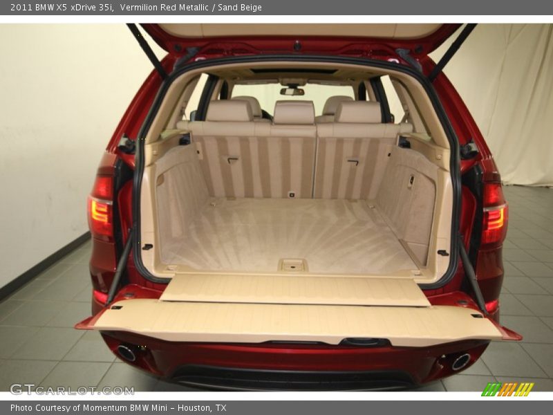 Vermilion Red Metallic / Sand Beige 2011 BMW X5 xDrive 35i