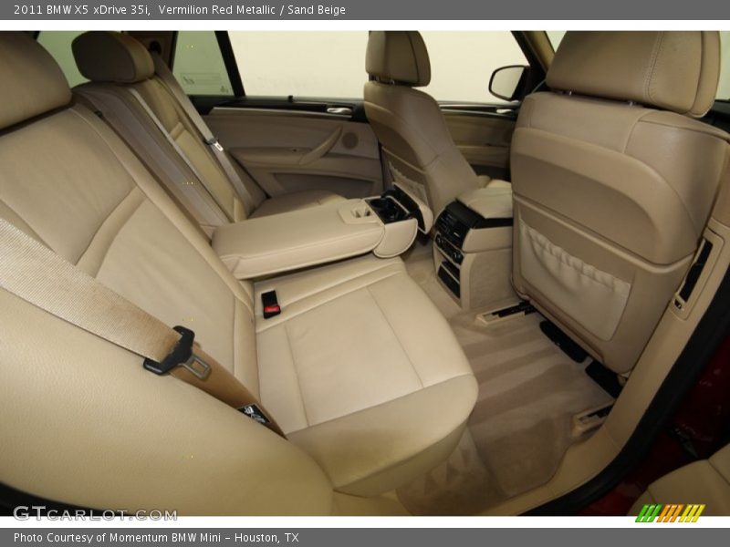 Vermilion Red Metallic / Sand Beige 2011 BMW X5 xDrive 35i