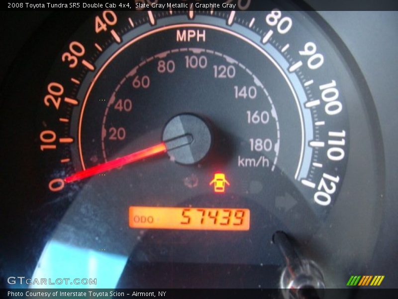Slate Gray Metallic / Graphite Gray 2008 Toyota Tundra SR5 Double Cab 4x4