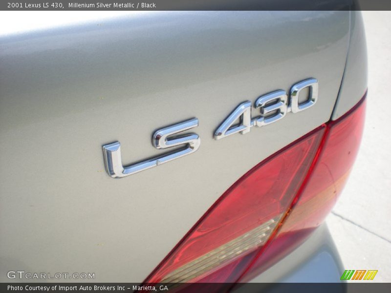 Millenium Silver Metallic / Black 2001 Lexus LS 430