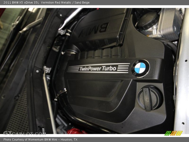 Vermilion Red Metallic / Sand Beige 2011 BMW X5 xDrive 35i