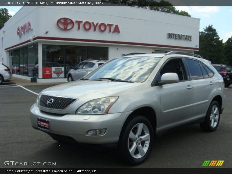 Millinnium Silver Metallic / Black 2004 Lexus RX 330 AWD