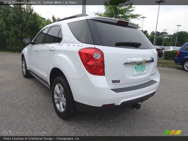 Summit White / Jet Black 2010 Chevrolet Equinox LT