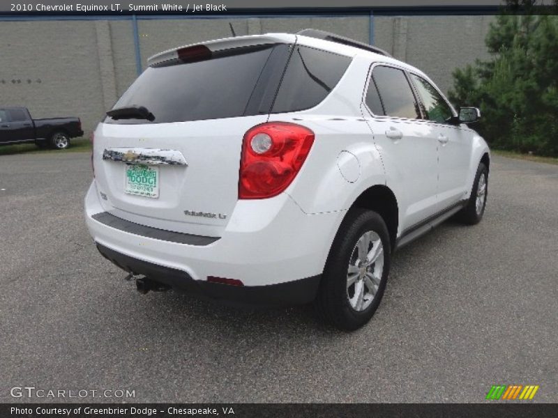 Summit White / Jet Black 2010 Chevrolet Equinox LT