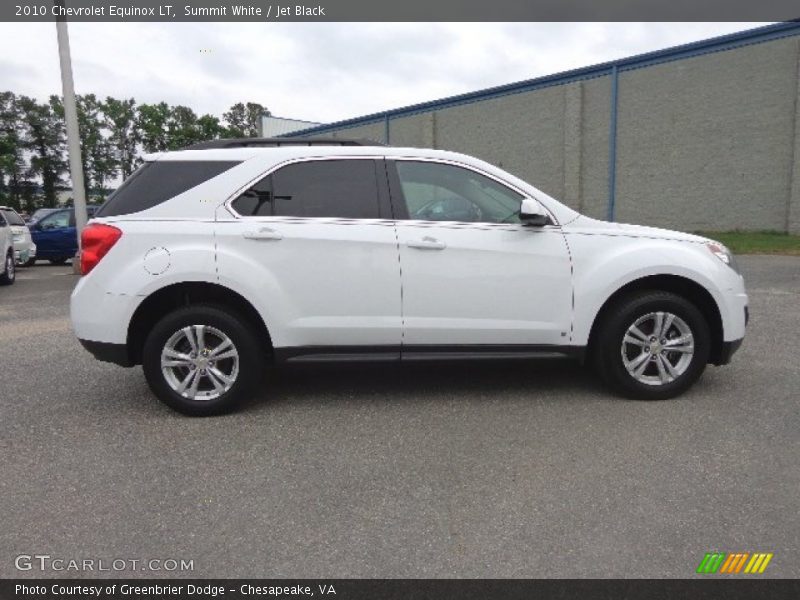 Summit White / Jet Black 2010 Chevrolet Equinox LT