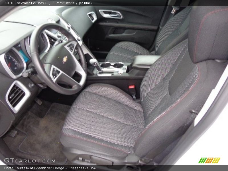 Summit White / Jet Black 2010 Chevrolet Equinox LT