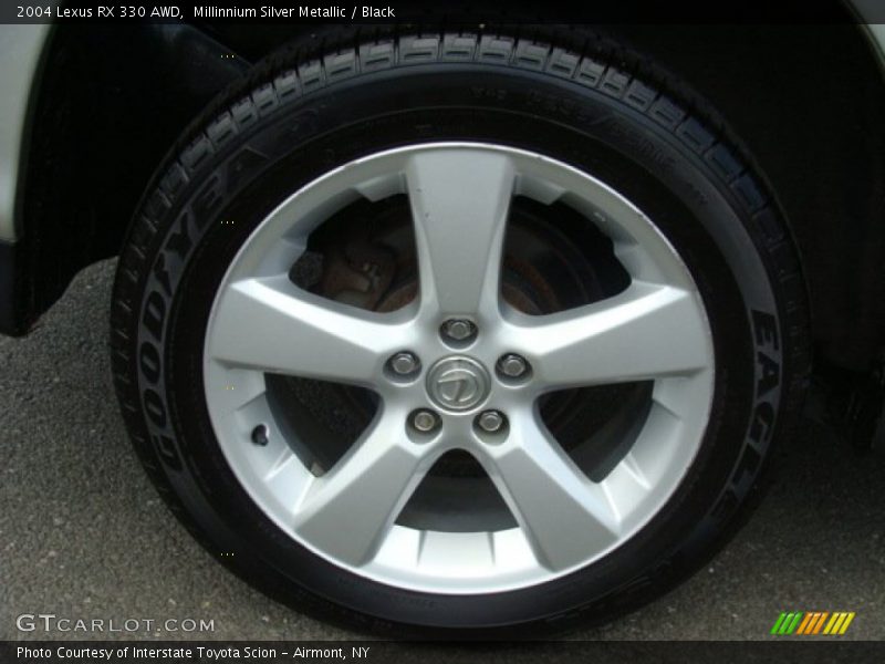 Millinnium Silver Metallic / Black 2004 Lexus RX 330 AWD