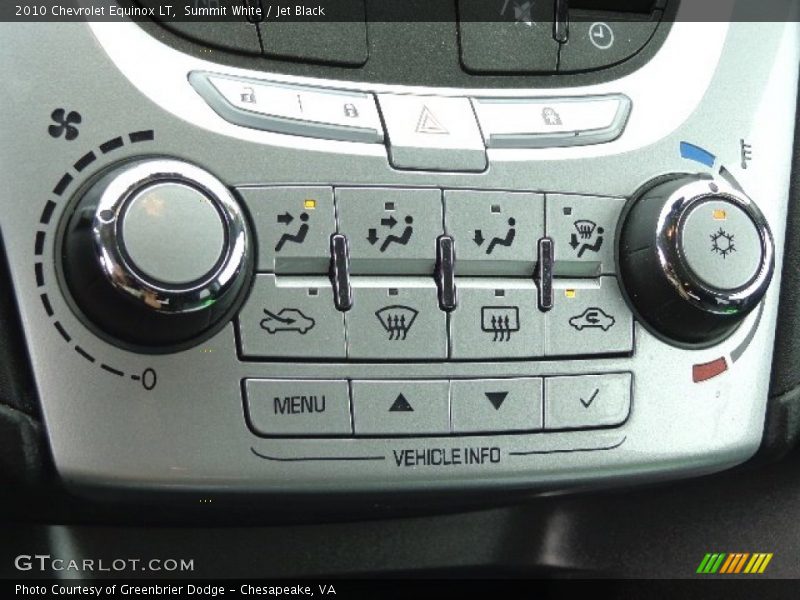 Summit White / Jet Black 2010 Chevrolet Equinox LT