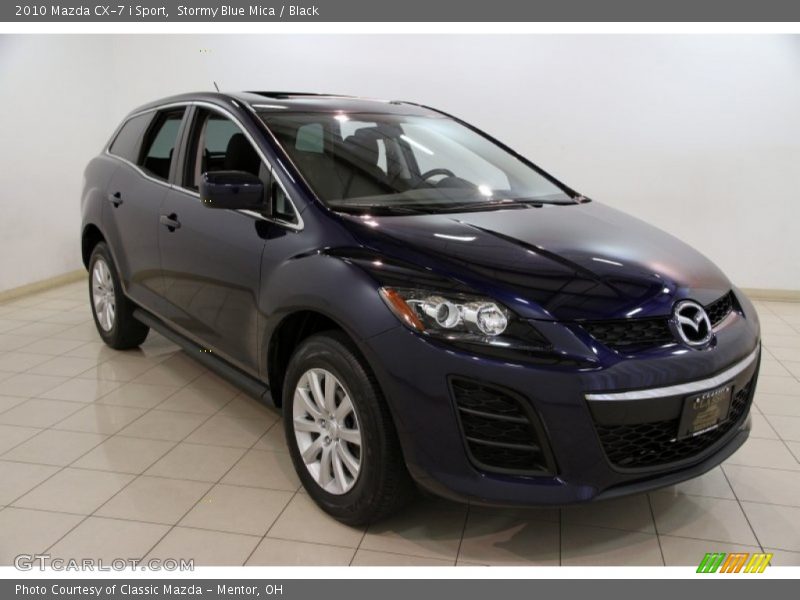 Stormy Blue Mica / Black 2010 Mazda CX-7 i Sport