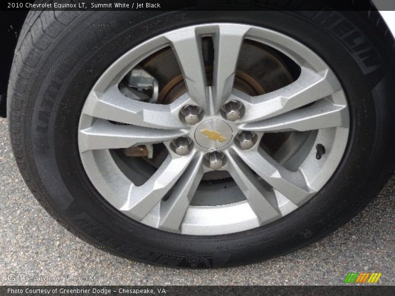 Summit White / Jet Black 2010 Chevrolet Equinox LT