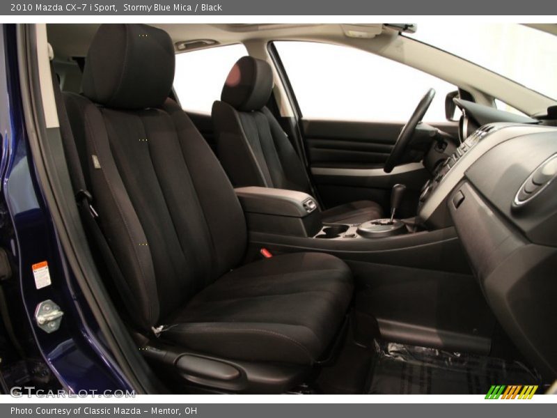 Stormy Blue Mica / Black 2010 Mazda CX-7 i Sport