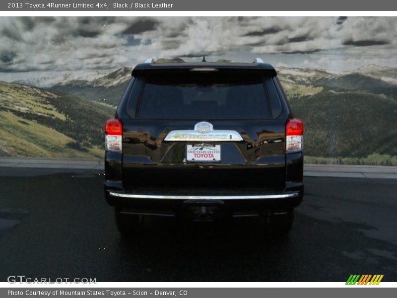 Black / Black Leather 2013 Toyota 4Runner Limited 4x4