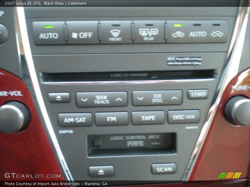 Black Onyx / Cashmere 2007 Lexus ES 350