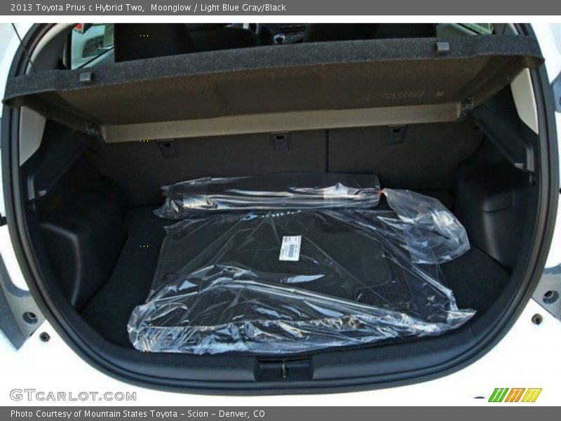 Moonglow / Light Blue Gray/Black 2013 Toyota Prius c Hybrid Two