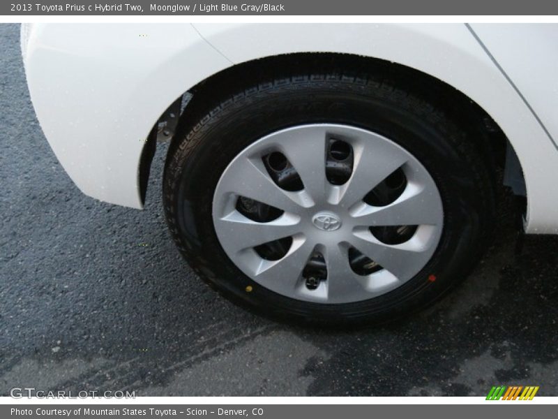 Moonglow / Light Blue Gray/Black 2013 Toyota Prius c Hybrid Two