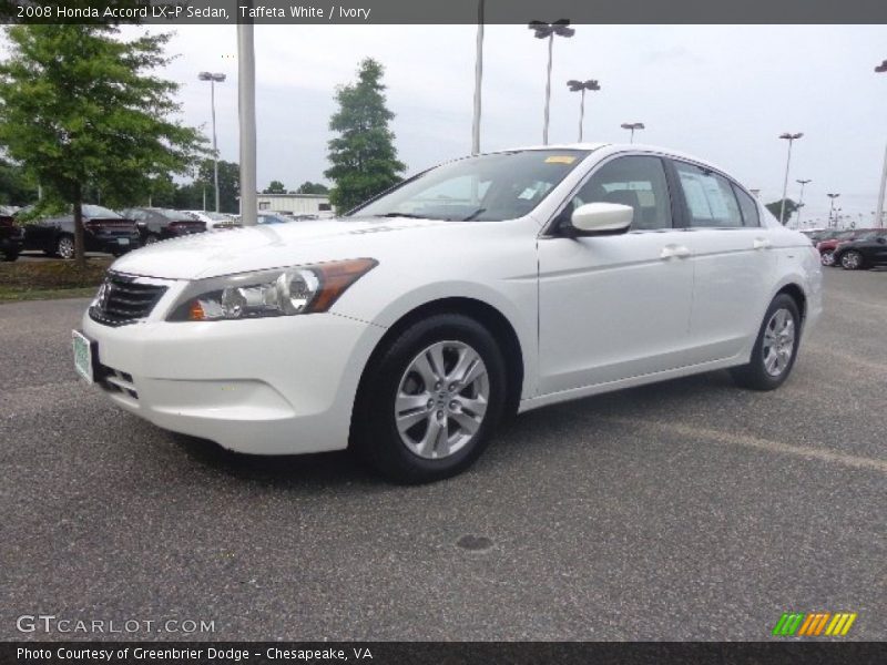 Front 3/4 View of 2008 Accord LX-P Sedan