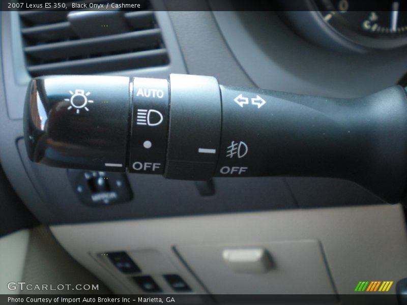 Black Onyx / Cashmere 2007 Lexus ES 350