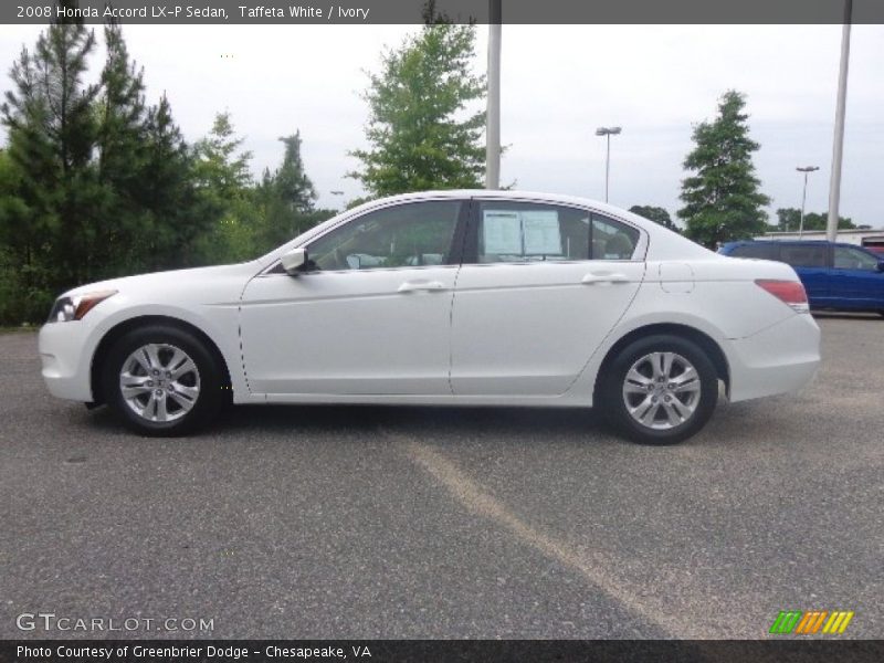 Taffeta White / Ivory 2008 Honda Accord LX-P Sedan