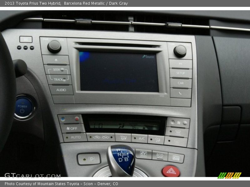 Controls of 2013 Prius Two Hybrid