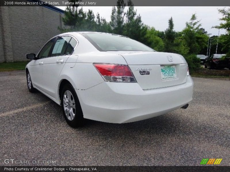 Taffeta White / Ivory 2008 Honda Accord LX-P Sedan