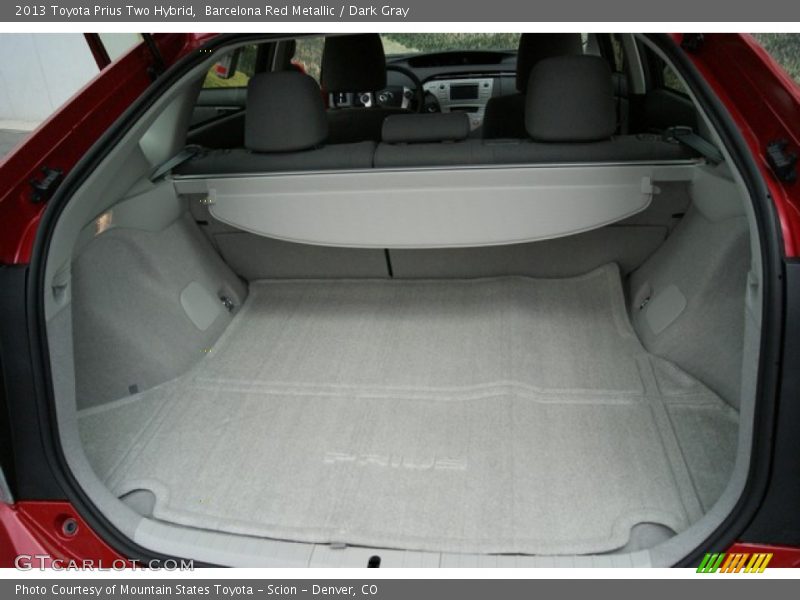 2013 Prius Two Hybrid Trunk