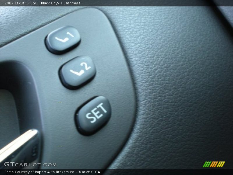 Black Onyx / Cashmere 2007 Lexus ES 350
