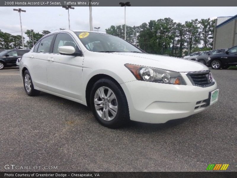 Taffeta White / Ivory 2008 Honda Accord LX-P Sedan