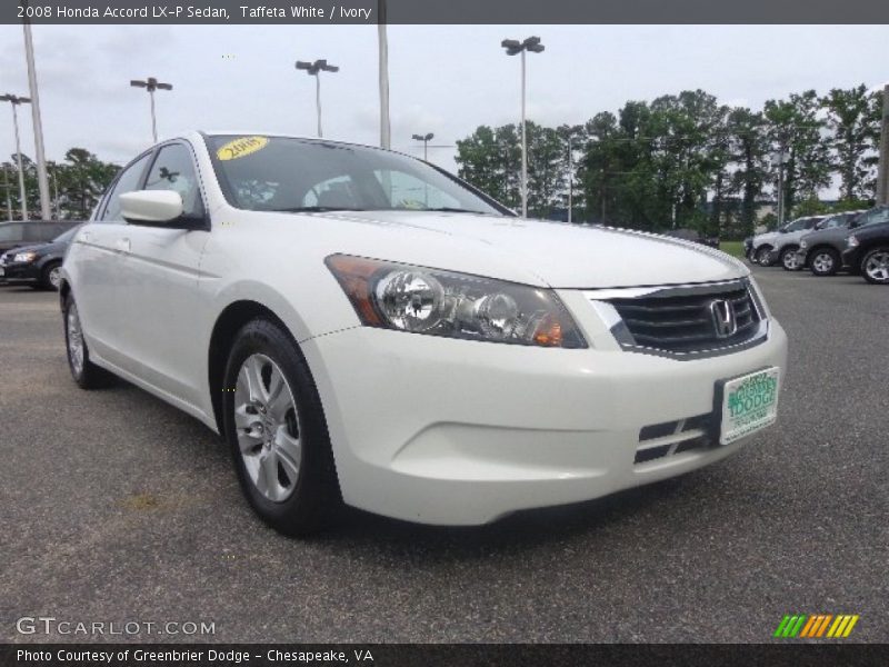 Taffeta White / Ivory 2008 Honda Accord LX-P Sedan